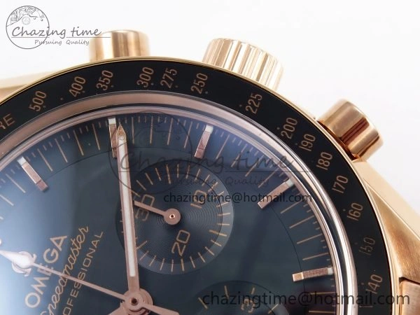 Seasonal Speedmaster RG RMF Best Edition Black Dial on RG Bracelet Lemania HW 7724