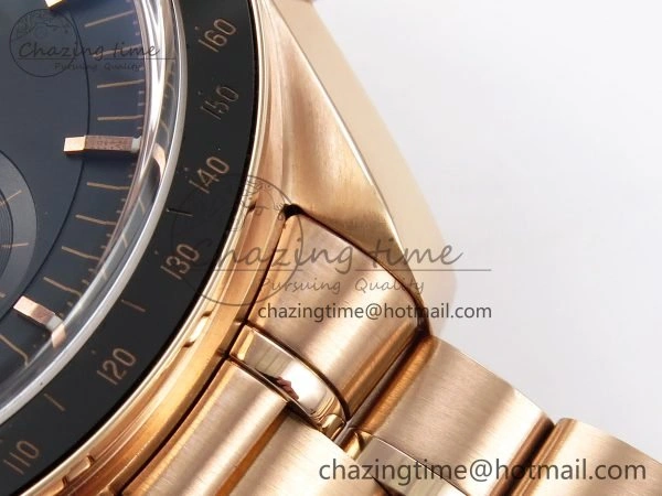 Seasonal Speedmaster RG RMF Best Edition Black Dial on RG Bracelet Lemania HW 7724