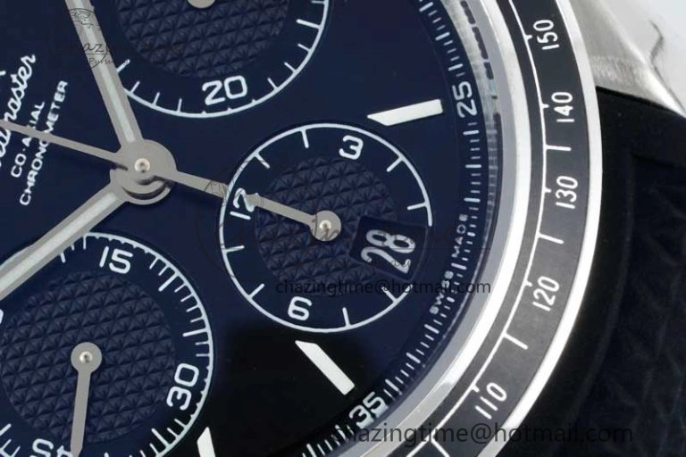 Versatile Speedmaster Racing Master SS HKF Best Edition Black Dial on Black Rubber Strap A 7814