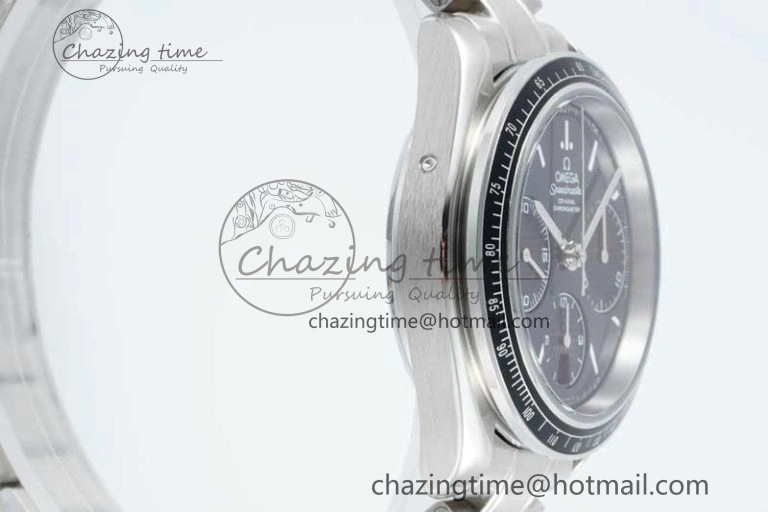 Sleek Speedmaster Racing Master SS HKF Best Edition Black Dial on SS Bracelet A 7810
