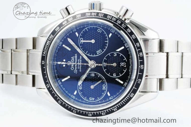 Sleek Speedmaster Racing Master SS HKF Best Edition Black Dial on SS Bracelet A 7810