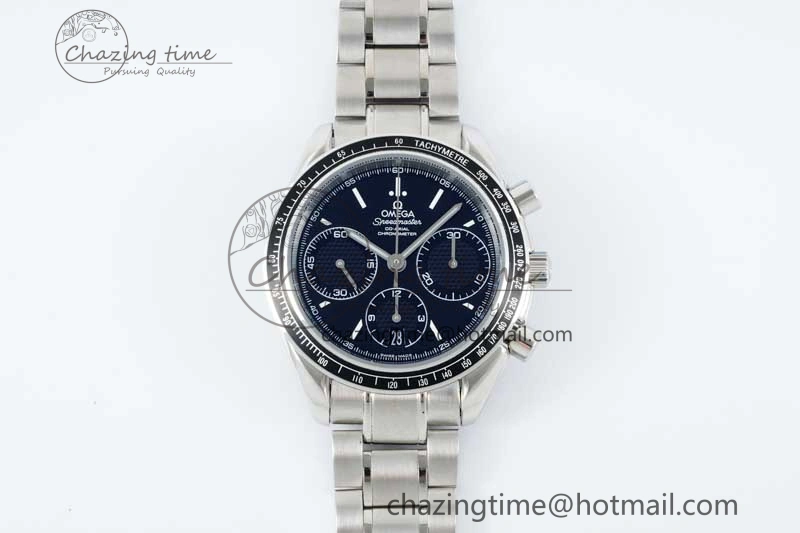 Sleek Speedmaster Racing Master SS HKF Best Edition Black Dial on SS Bracelet A 7810