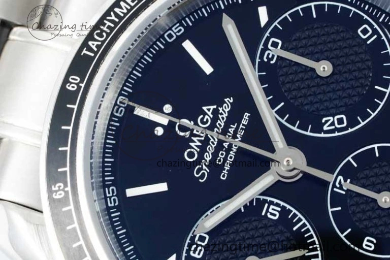 Sleek Speedmaster Racing Master SS HKF Best Edition Black Dial on SS Bracelet A 7810