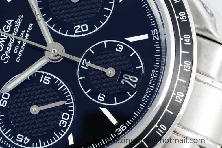 Sleek Speedmaster Racing Master SS HKF Best Edition Black Dial on SS Bracelet A 7810