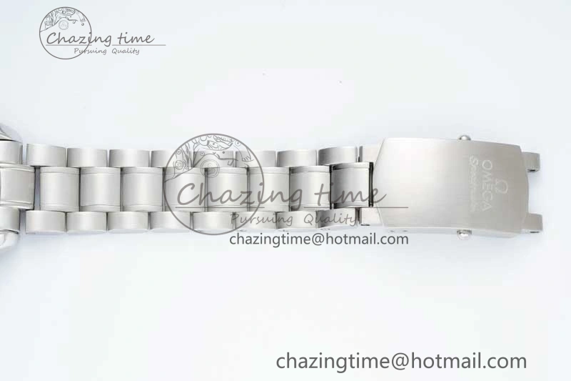 Cozy Speedmaster Racing Master SS HKF Best Edition Black White Dial on SS Bracelet A 7807