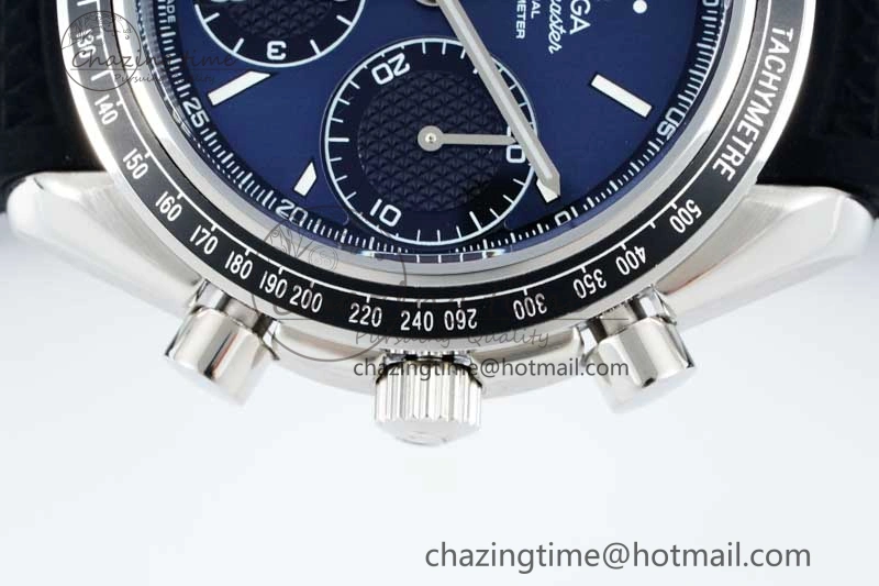 Speedmaster Racing Master SS HKF Best Edition Blue Black Dial on Black Rubber Strap A UrbanChic 7817