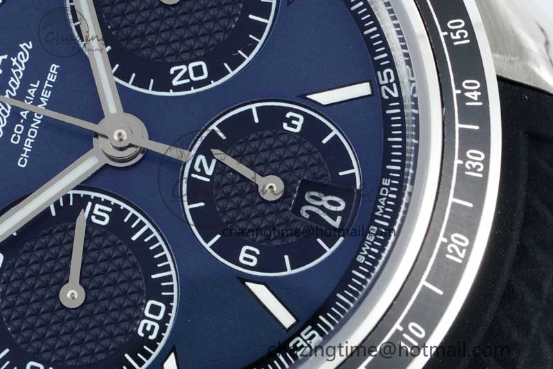 Speedmaster Racing Master SS HKF Best Edition Blue Black Dial on Black Rubber Strap A UrbanChic 7817