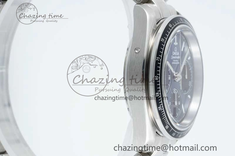 Lightweight Speedmaster Racing Master SS HKF Best Edition Blue Black Dial on SS Bracelet A 7808