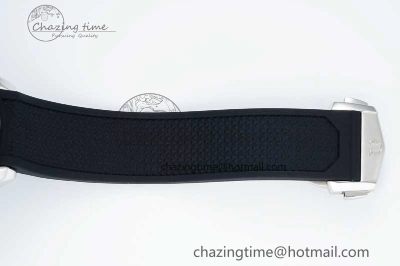 Packable Speedmaster Racing Master SS HKF Best Edition Gray Black Dial on Black Rubber Strap A 7811