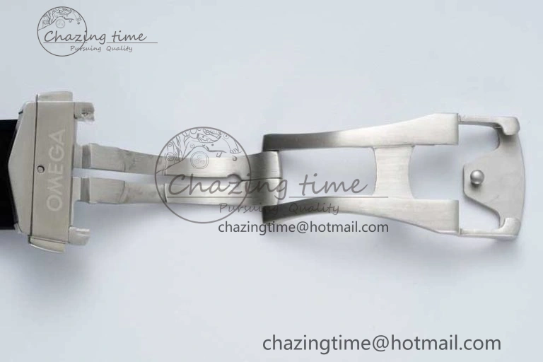 Packable Speedmaster Racing Master SS HKF Best Edition Gray Black Dial on Black Rubber Strap A 7811