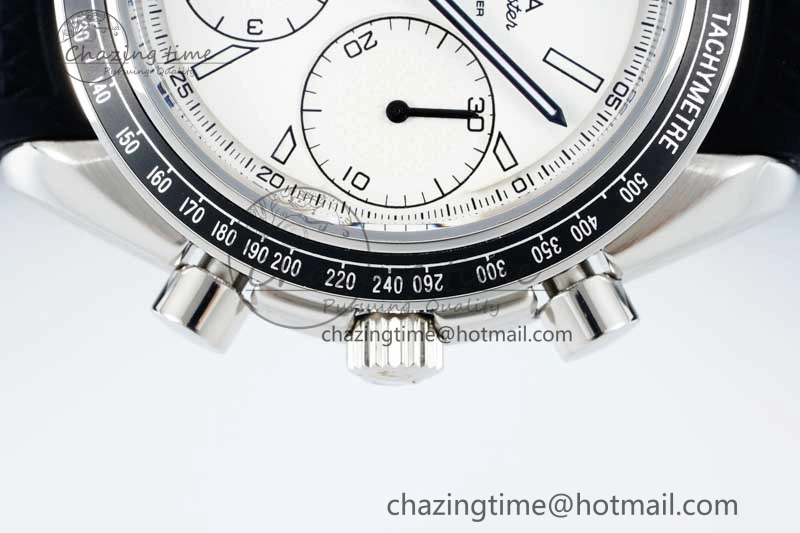 Speedmaster Racing Master SS HKF Best Edition White Dial on Black Rubber Strap A HighQuality 7815