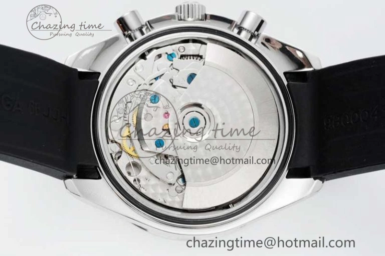 Speedmaster Racing Master SS HKF Best Edition White Dial on Black Rubber Strap A HighQuality 7815