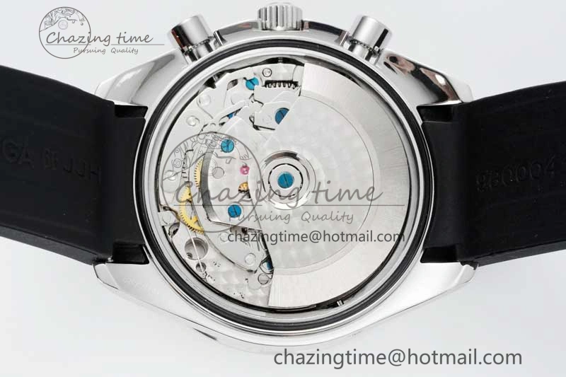 Speedmaster Racing Master SS HKF Best Edition White Dial on Black Rubber Strap A HighQuality 7815