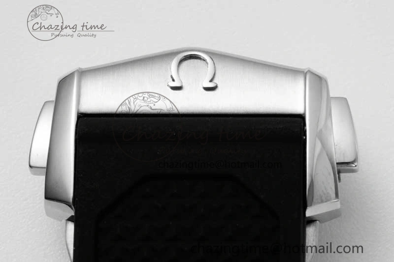 Speedmaster Racing Master SS HKF Best Edition White Dial on Black Rubber Strap A HighQuality 7815