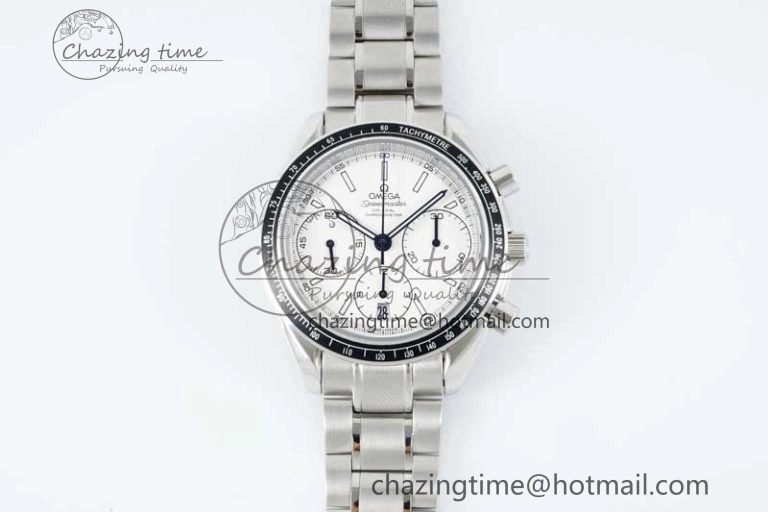 Speedmaster Racing Master SS HKF Best Edition White Dial on SS Bracelet A TravelReady 7809