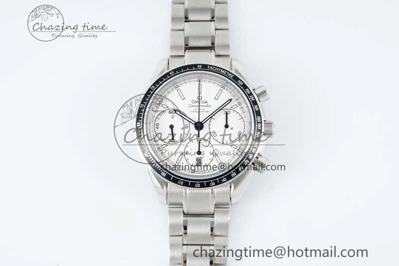 Speedmaster Racing Master SS HKF Best Edition White Dial on SS Bracelet A TravelReady 7809