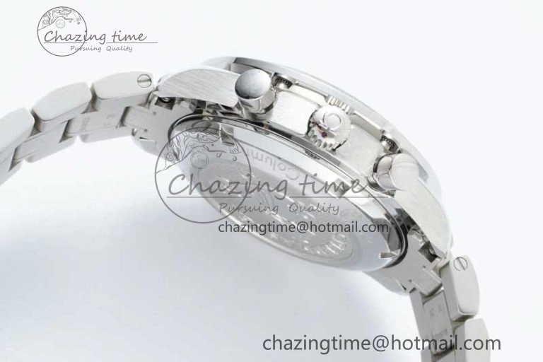 Speedmaster Racing Master SS HKF Best Edition White Dial on SS Bracelet A TravelReady 7809