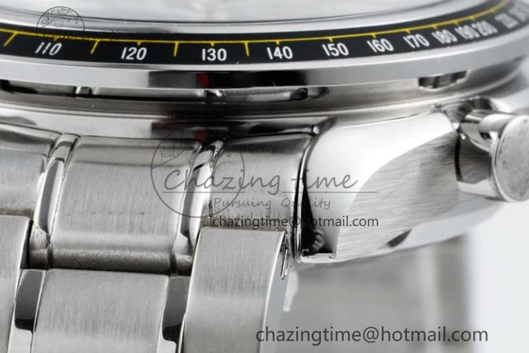 Speedmaster Racing Master SS HKF Best Edition White Dial on SS Bracelet A TravelReady 7809