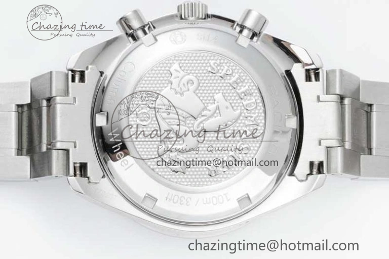 Speedmaster Racing Master SS HKF Best Edition White Dial on SS Bracelet A TravelReady 7809