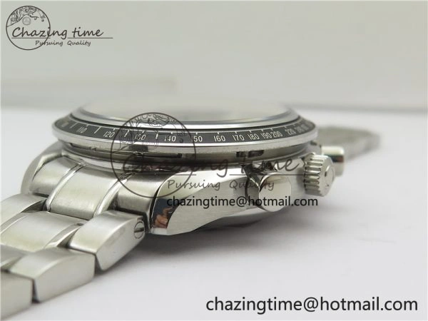 ComfortFit Speedmaster Racing Master SS HRF 1:1 Best Edition White Dial on SS Bracelet A 7864