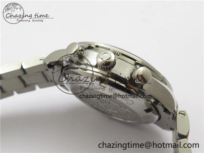 ComfortFit Speedmaster Racing Master SS HRF 1:1 Best Edition White Dial on SS Bracelet A 7864