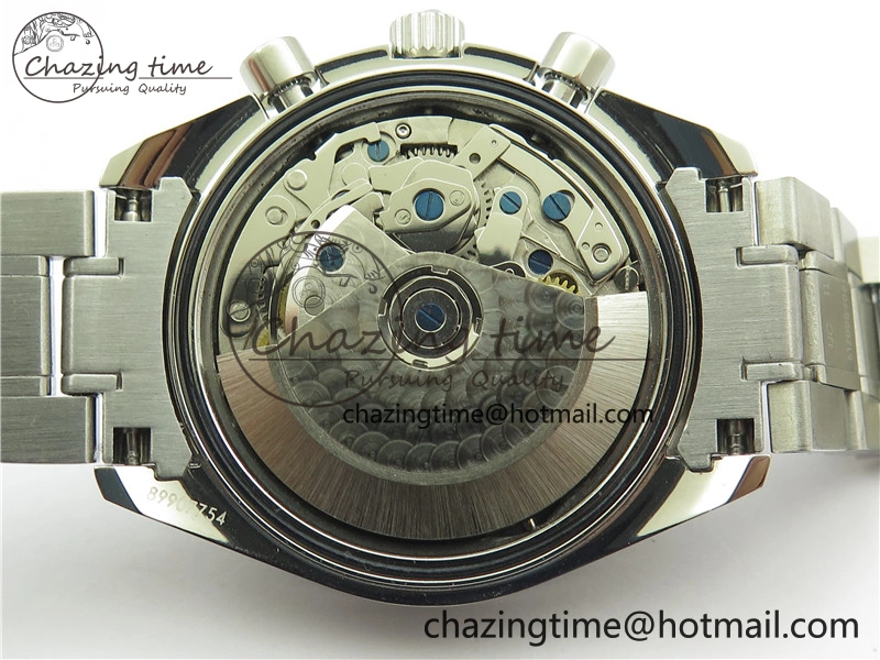 ComfortFit Speedmaster Racing Master SS HRF 1:1 Best Edition White Dial on SS Bracelet A 7864
