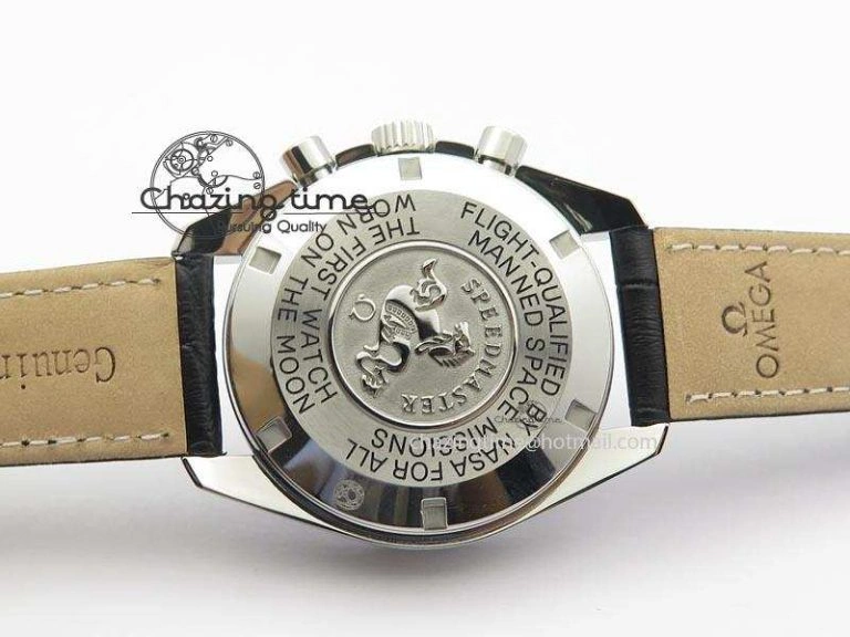 WaterResistant Speedmaster SS 2013 Pro Racing On Black Leather Strap Manual Winding Chrono Movement 8229
