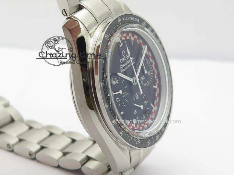 SoftTouch Speedmaster SS 2013 Pro Racing On SS Bracelet Manual Winding Chrono Movement 8230