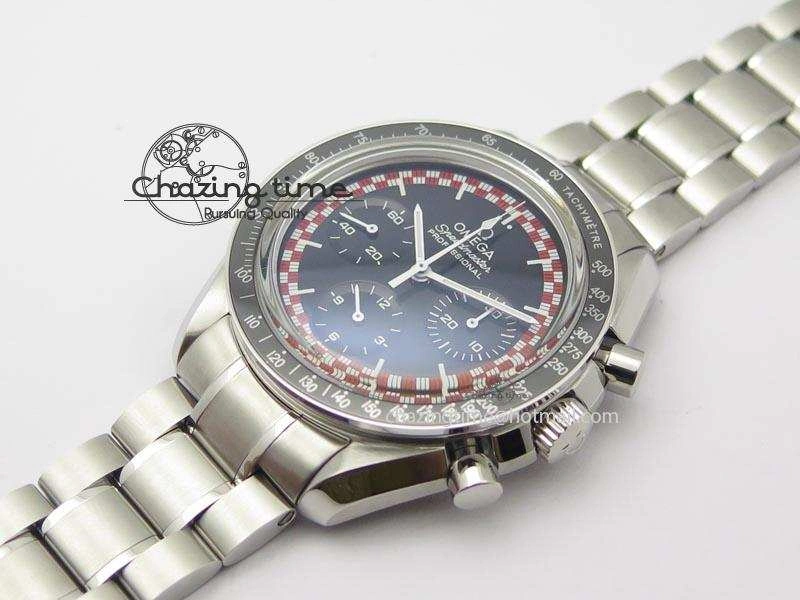 SoftTouch Speedmaster SS 2013 Pro Racing On SS Bracelet Manual Winding Chrono Movement 8230