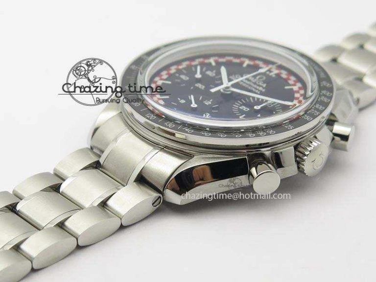 SoftTouch Speedmaster SS 2013 Pro Racing On SS Bracelet Manual Winding Chrono Movement 8230