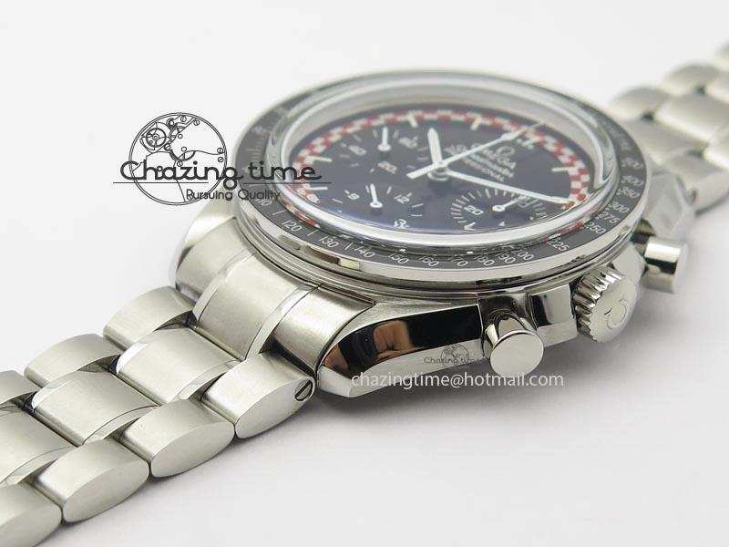 SoftTouch Speedmaster SS 2013 Pro Racing On SS Bracelet Manual Winding Chrono Movement 8230