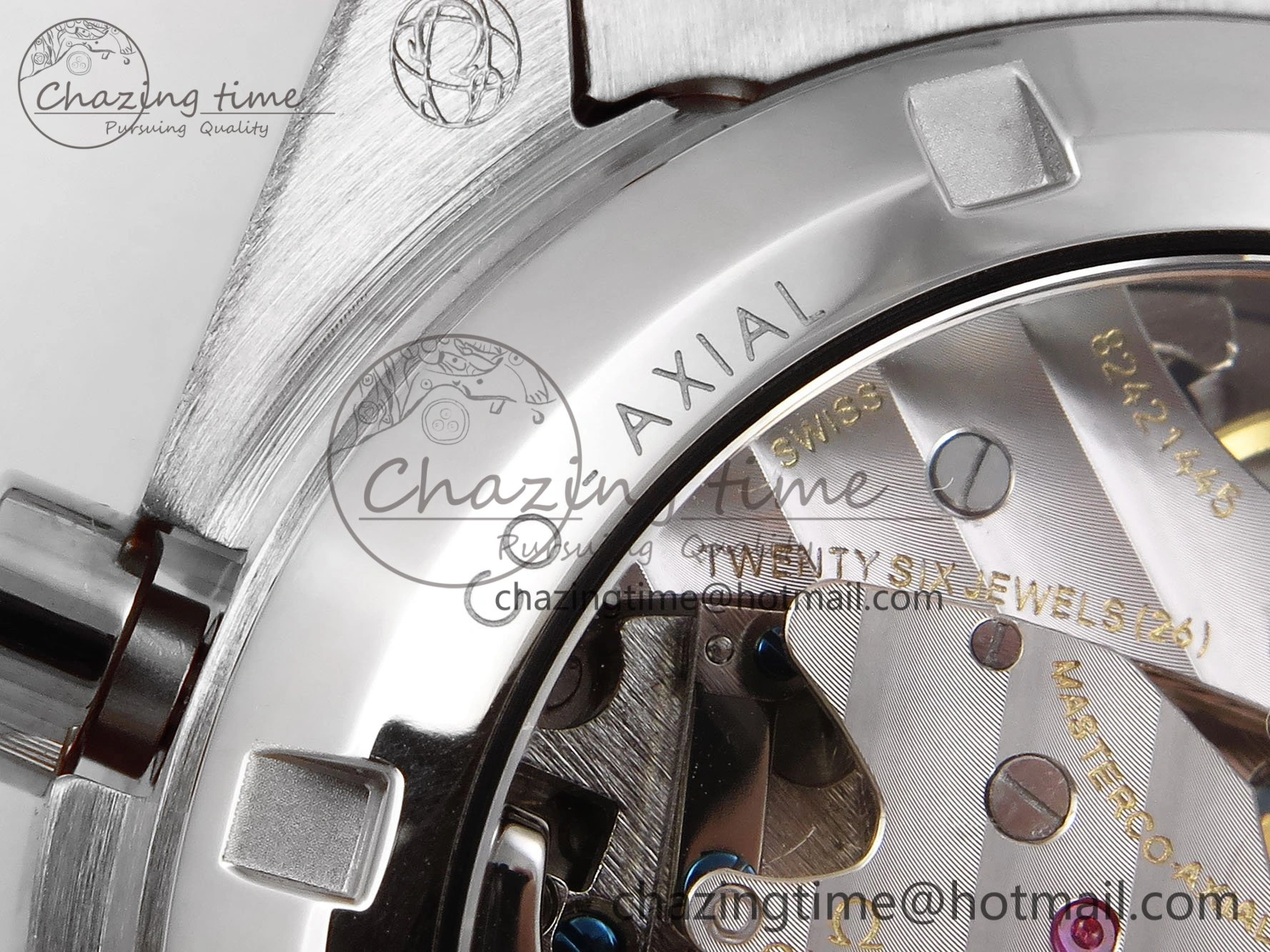 Speedmaster SS RMF Best Edition White Dial on SS Bracelet Lemania HW Durable 7723