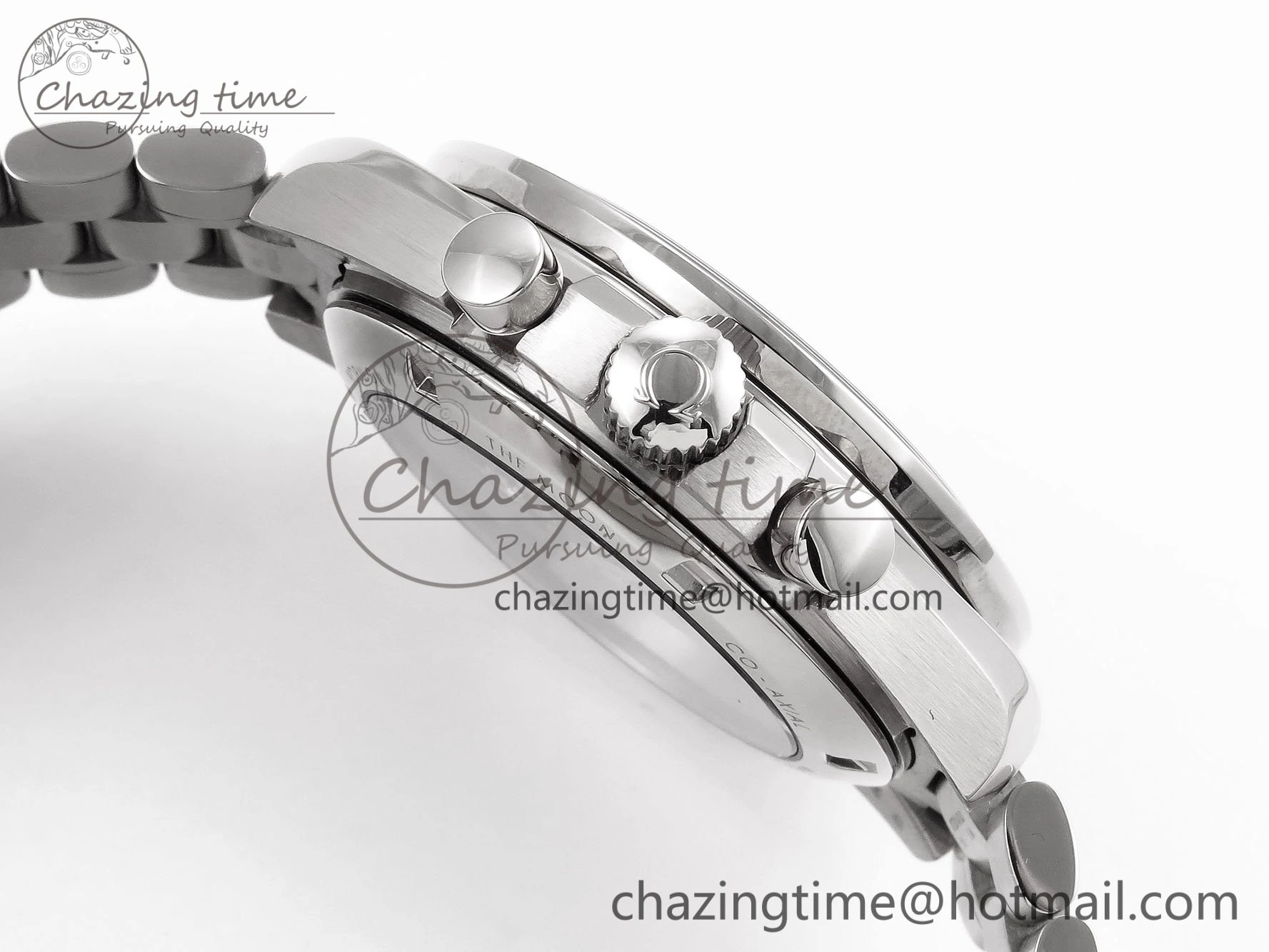 Speedmaster SS RMF Best Edition White Dial on SS Bracelet Lemania HW Durable 7723