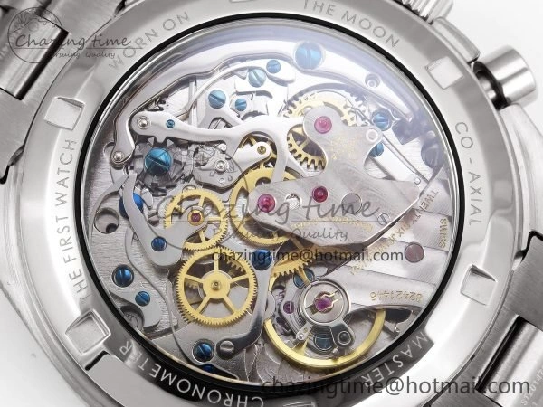 Speedmaster SS RMF Best Edition White Dial on SS Bracelet Lemania HW Durable 7723