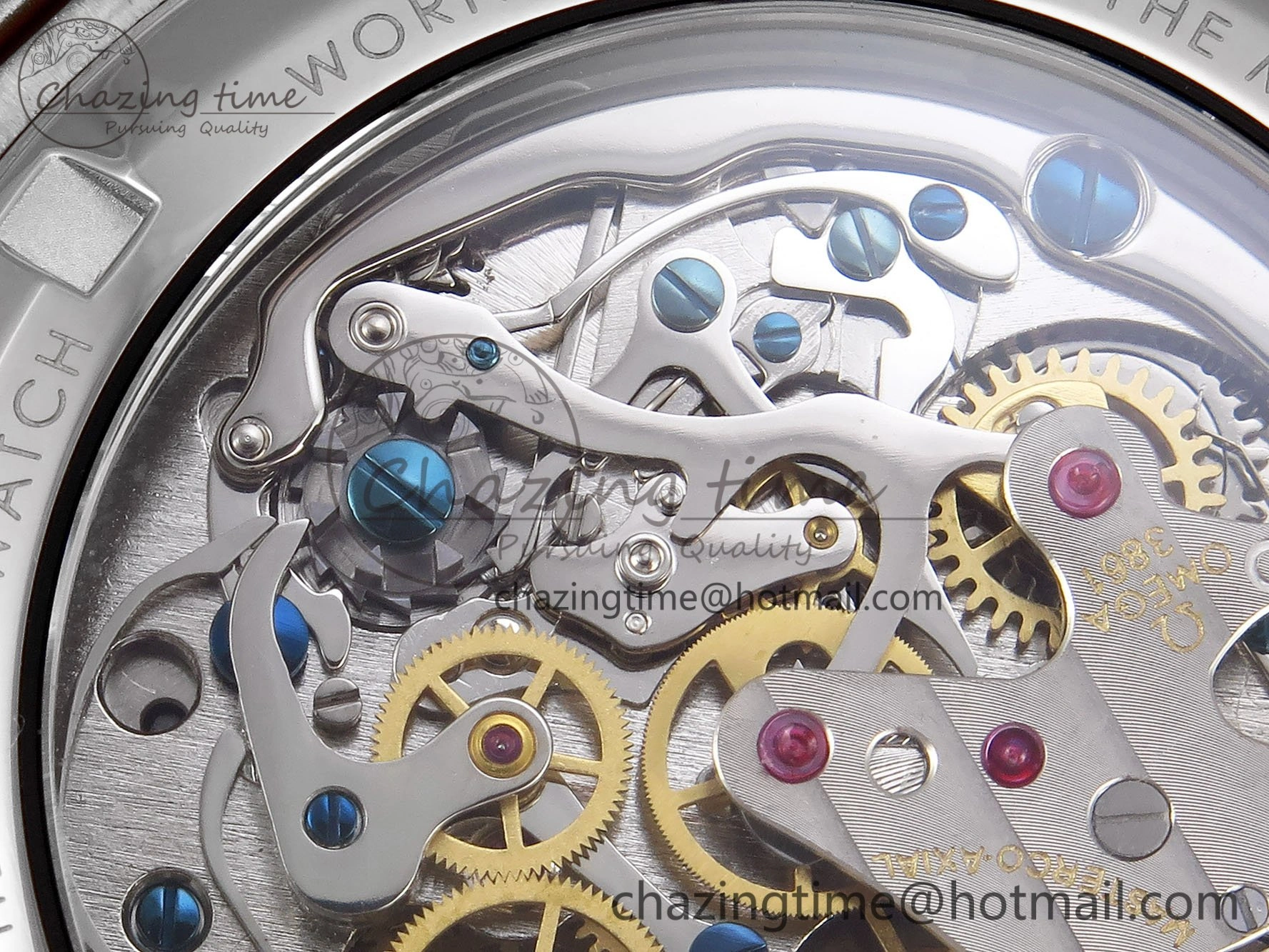 Speedmaster SS RMF Best Edition White Dial on SS Bracelet Lemania HW Durable 7723