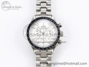 Speedmaster SS RMF Best Edition White Dial on SS Bracelet Lemania HW Durable 7723