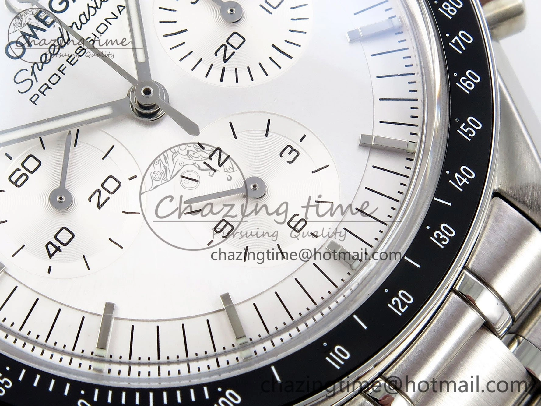 Speedmaster SS RMF Best Edition White Dial on SS Bracelet Lemania HW Durable 7723