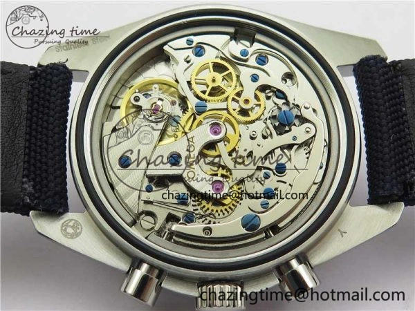 Speedmaster SS Snoopy Apollo OMF Best Edition White Dial on Nylon Strap Venus BestValue 7879
