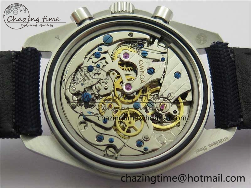 Speedmaster SS Snoopy Apollo OMF Best Edition White Dial on Nylon Strap Venus BestValue 7879