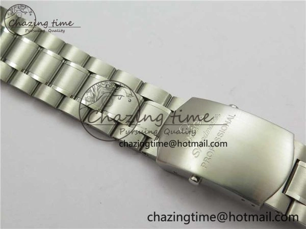 Effortless Speedmaster SS Snoopy Apollo OMF Best Edition White Dial on SS Bracelet Venus 7877