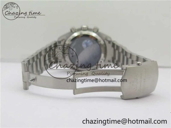 Effortless Speedmaster SS Snoopy Apollo OMF Best Edition White Dial on SS Bracelet Venus 7877