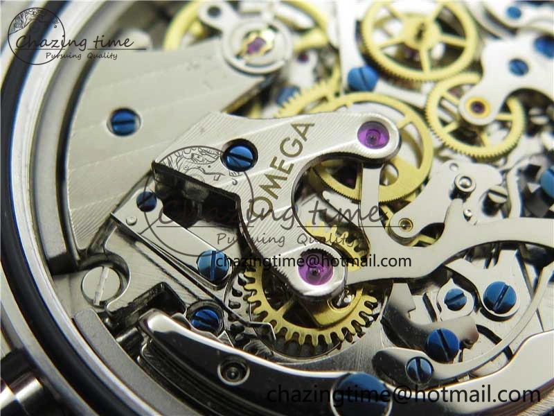 HighPerformance Speedmaster SS Snoopy Apollo OMF Best Edition White Dial on SS Flat link Bracelet Venus 7882