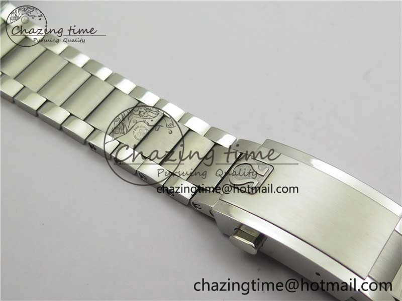HighPerformance Speedmaster SS Snoopy Apollo OMF Best Edition White Dial on SS Flat link Bracelet Venus 7882