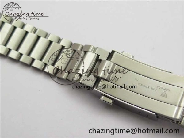 HighPerformance Speedmaster SS Snoopy Apollo OMF Best Edition White Dial on SS Flat link Bracelet Venus 7882