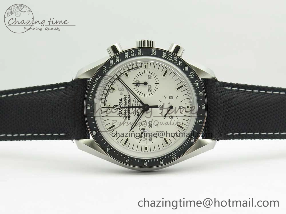 Speedmaster SS Snoopy OMF Best Edition White Dial on Nylon Strap Manual Winding Chrono Movement WellDesigned 7990