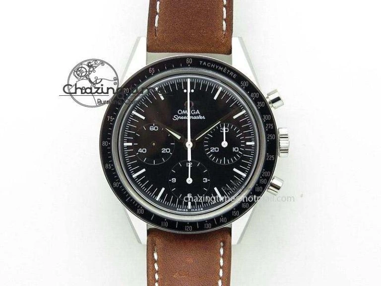 Sophisticated Speedmaster SS Snoopy OMF Best Edition White Dial on SS Bracelet Manual Winding Chrono Movement 7992
