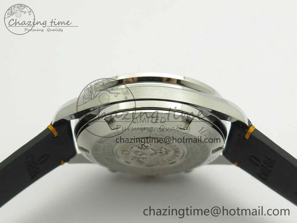 Speedmaster Speedy Tuesday 2 ‘Ultraman’ OMF Best Edition on Leather Strap Manual Winding Chrono Movement Trendy 7989