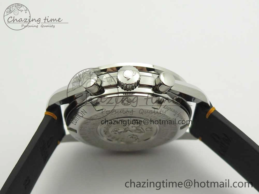 Speedmaster Speedy Tuesday 2 ‘Ultraman’ OMF Best Edition on Leather Strap Manual Winding Chrono Movement Trendy 7989
