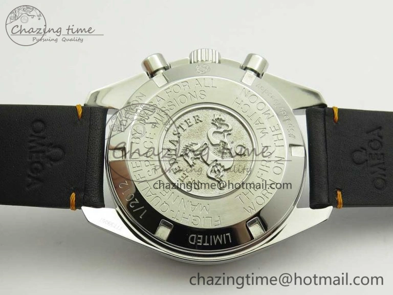 Speedmaster Speedy Tuesday 2 ‘Ultraman’ OMF Best Edition on Leather Strap Manual Winding Chrono Movement Trendy 7989