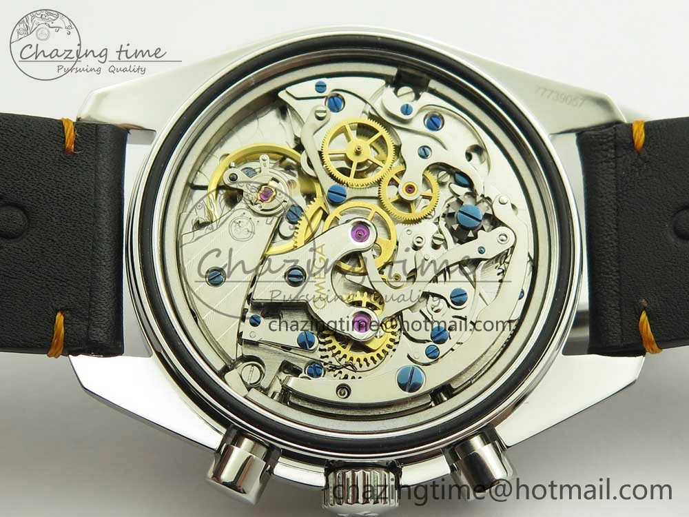 Speedmaster Speedy Tuesday 2 ‘Ultraman’ OMF Best Edition on Leather Strap Manual Winding Chrono Movement Trendy 7989